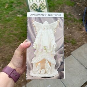 Cedar Creek Collection Guardian Angel Porcelain Nightlight With Box